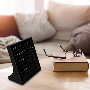 home decor word clock led