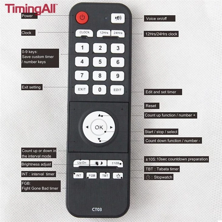 REMOTE CONTROL Training Timers