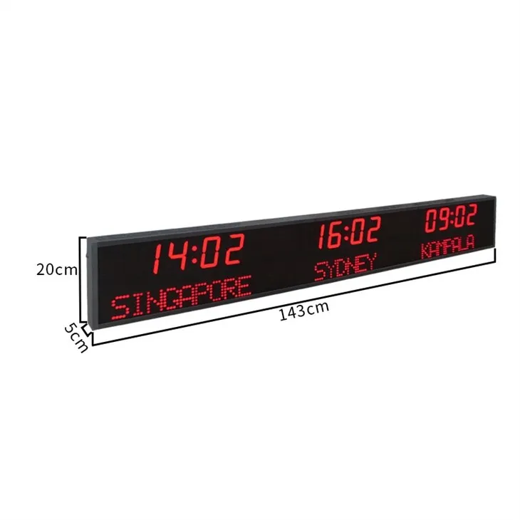 Programmable Time Zone World Clock in stock